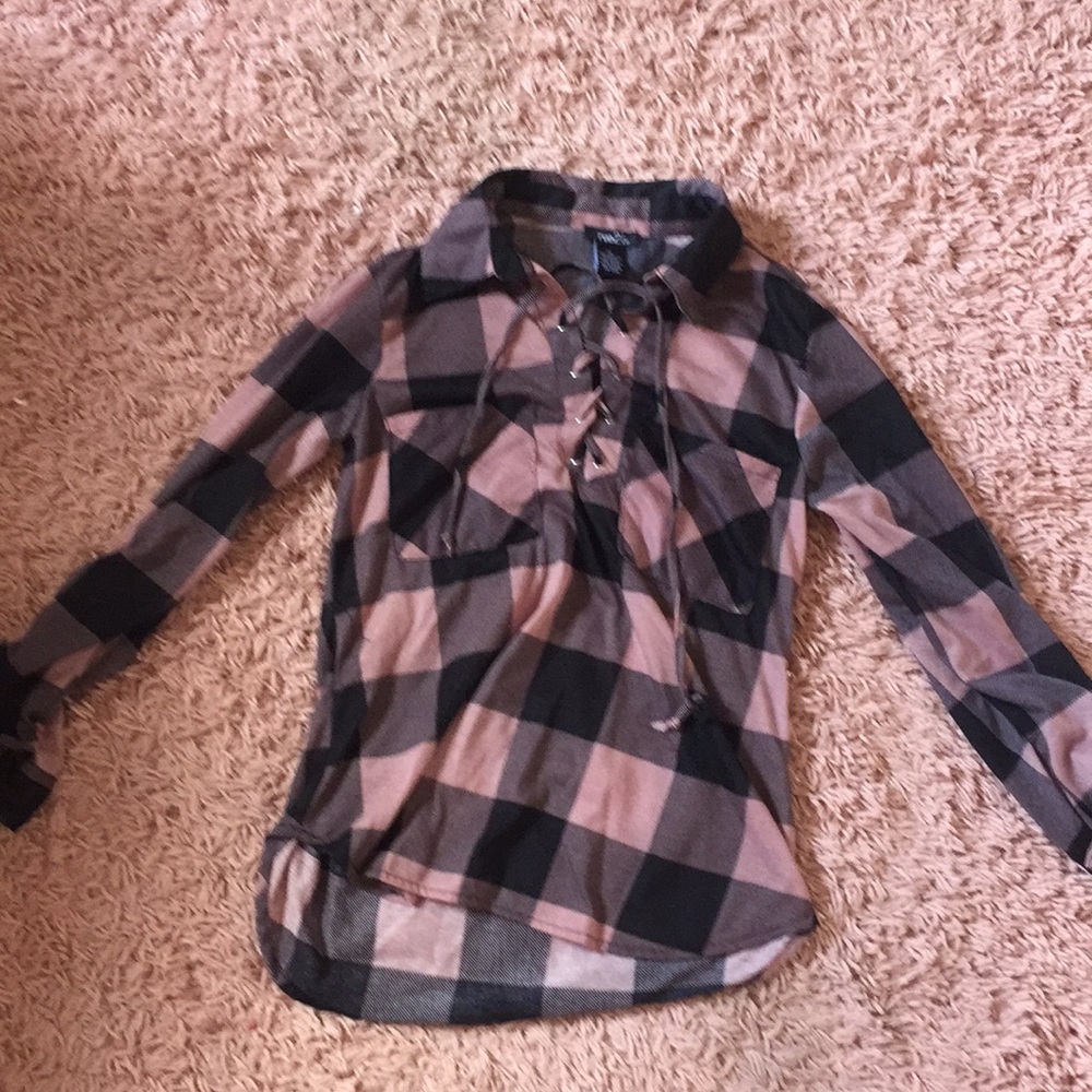 Plaid long sleeve